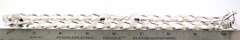 Large Italian Sterling Silver Curb Chain Necklace