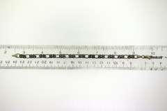 Italian Sterling Silver Bar Link Bracelet