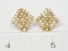 Classy Ladies 14K Yellow Gold Earrings