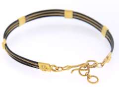 Fancy 21kt elephant Hair Bracelet