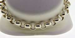 Sterling Silver Etienne Aigner Charm Link Bracelet