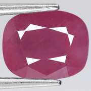Glistening violet red 2.51ct UNHEATED Ruby