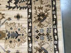 MAGNIFICENT VINTAGE REPRO DESIGN RUG 6x8