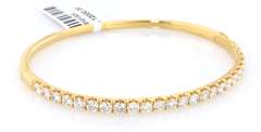 Unforgettable 18kt, 3ctw Diamond Bangle Bracelet