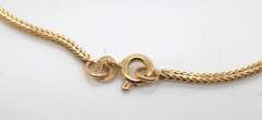 Attarctive Yellow Gold Square Foxtail Chain