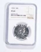 PF69 1963 Franklin Half Dollar - Graded NGC