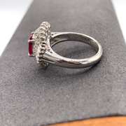 Lady's Ruby Diamond Ring