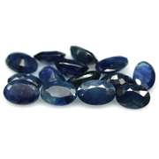 Heated only! 8.66ct Royal blue Sapphire set from Madagascar