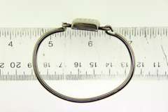 Sterling Silver Thin Initial Cuff Bracelet