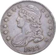 1833 Capped Bust Half Dollar - O-101