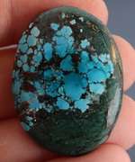 Huge! 42.5ct well marbled robbins egg blue Turquoise