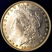 1885 Morgan Silver Dollar BU.