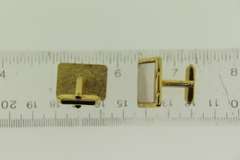 Gold Plated Mother Of Pearl Cufflinks