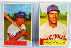 2 Bowman 1954 Baseball Cards