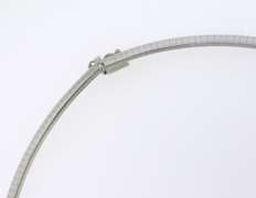Popular White Gold Omega Necklace