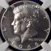 Lot Of 3 SMS Kennedy Half Dollars Graded By NGC MS66-MS67