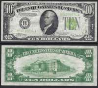 Amazing $10 1934 Light Green Seal.