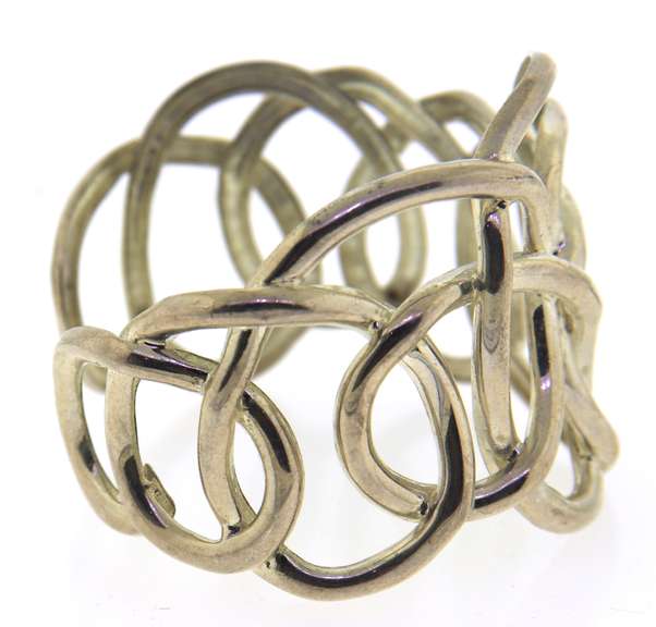 Vintage Sterling Silver Cuff Bangle