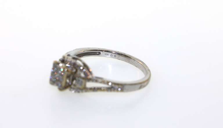 14kt White Gold Diamond Ring