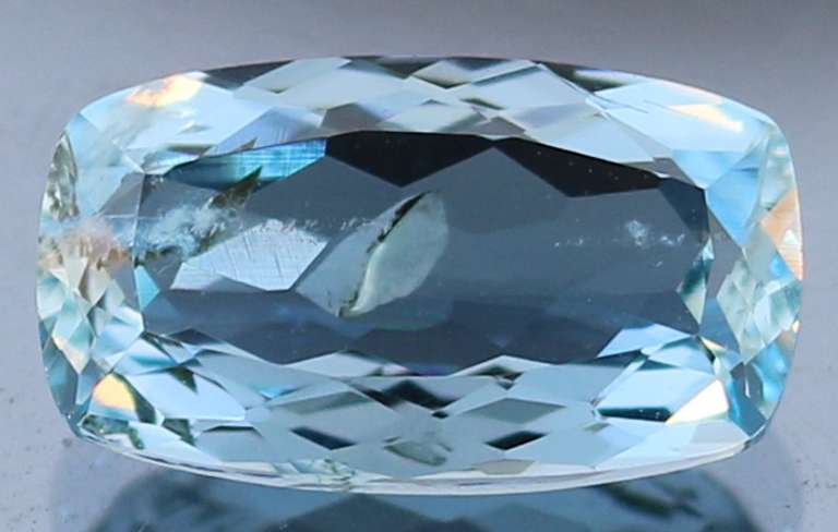 Stunning 3.11ct real untreated Santa Maria Aquamarine
