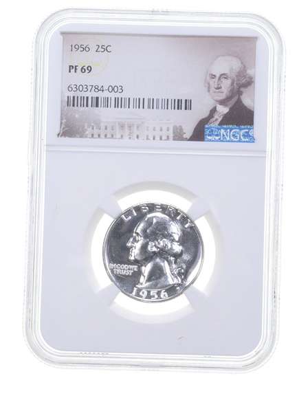 PF69 1956 Washington Quarter - Graded NGC