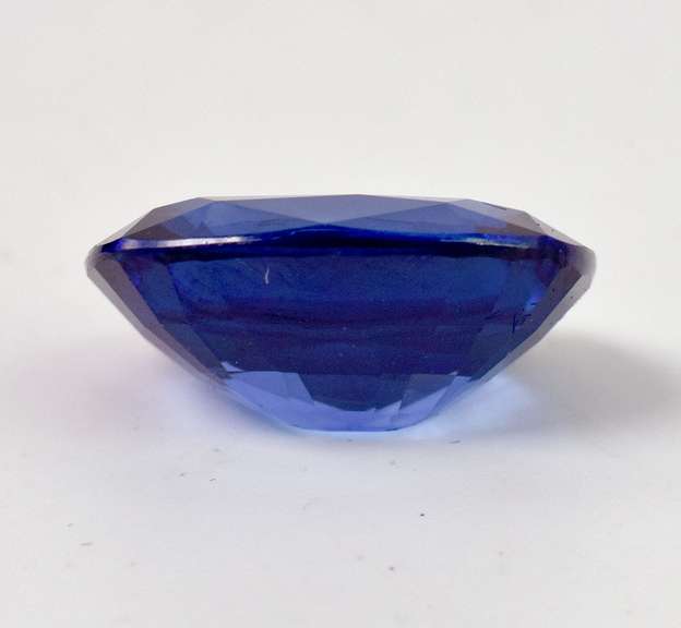 Inspiring Intense 11.91CTS Cushion Cut Blue Sapphire