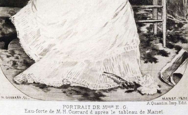 Fine Art Rare Edouard Manet Heliograph from original 1867 edition Collection