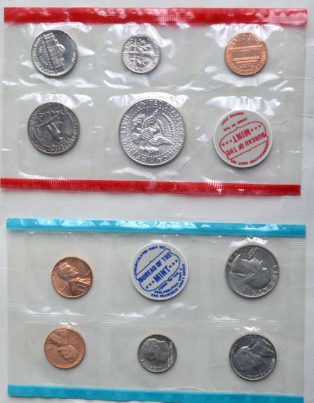US Mint Set Lot 1968-1976