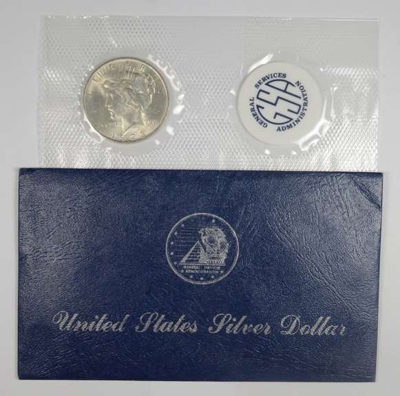 1923 Peace Silver Dollar - GSA Soft Pack