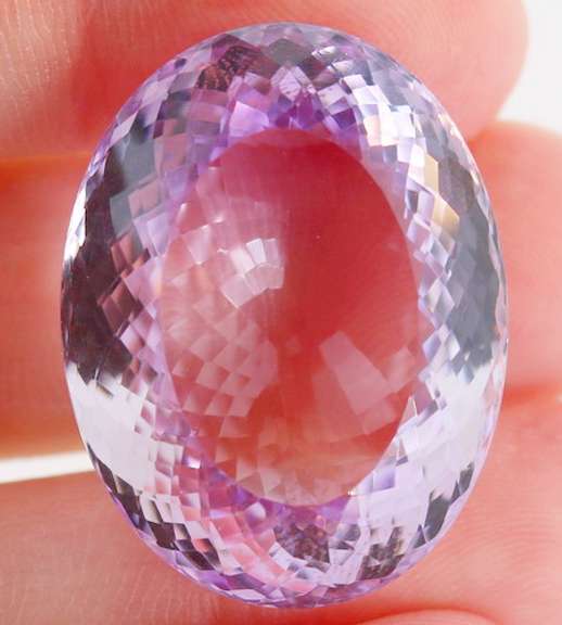 Huge! High fire 62.27ct Rose de Franc Amethyst