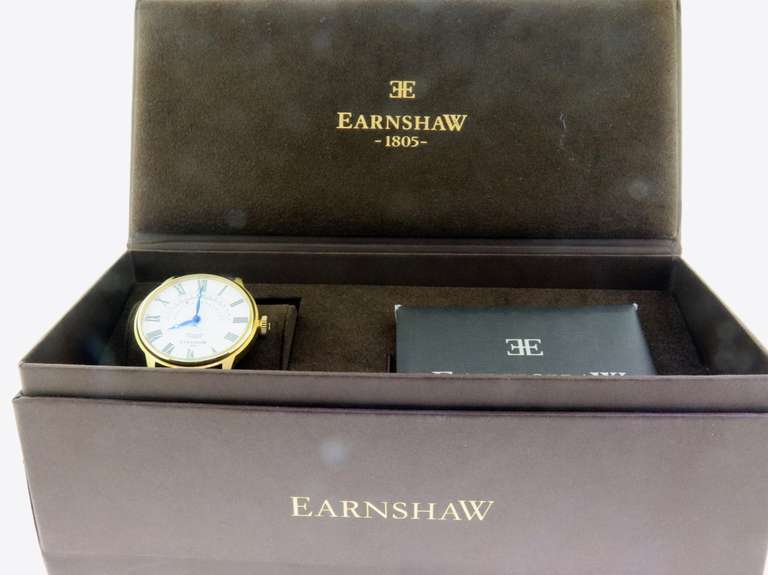 Earnshaw Cornwell Retrograde Register Day Date Watch