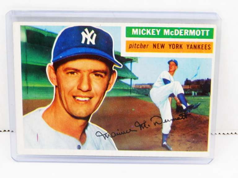 1956 Mickey McDermott Baseball Card