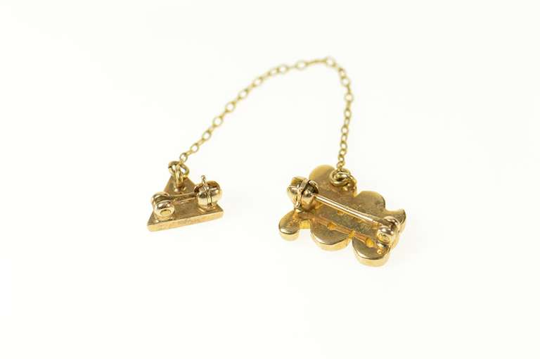 10K Yellow Gold Arethusa Johns Hopkins Academic Journal Stick Pin