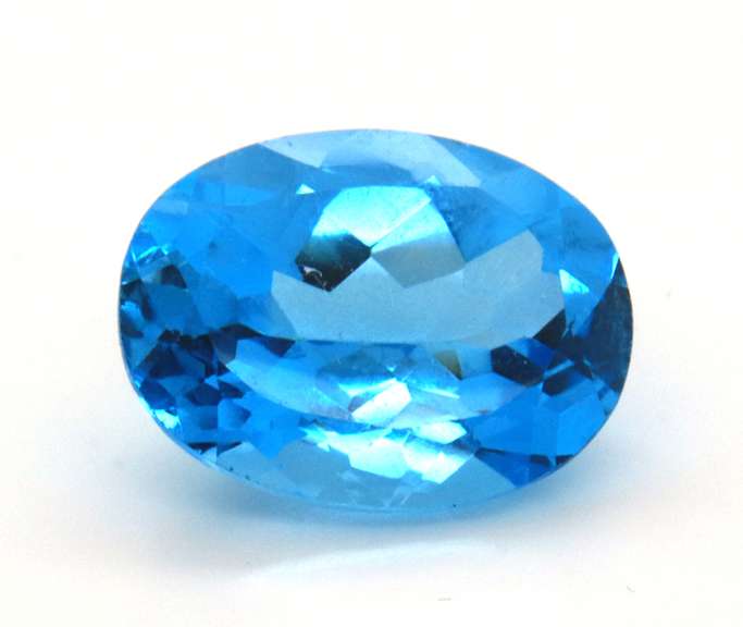 Gorgeous 23ct Oval Shaped Blue Topaz Gemstone