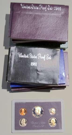 10 US Proof Sets