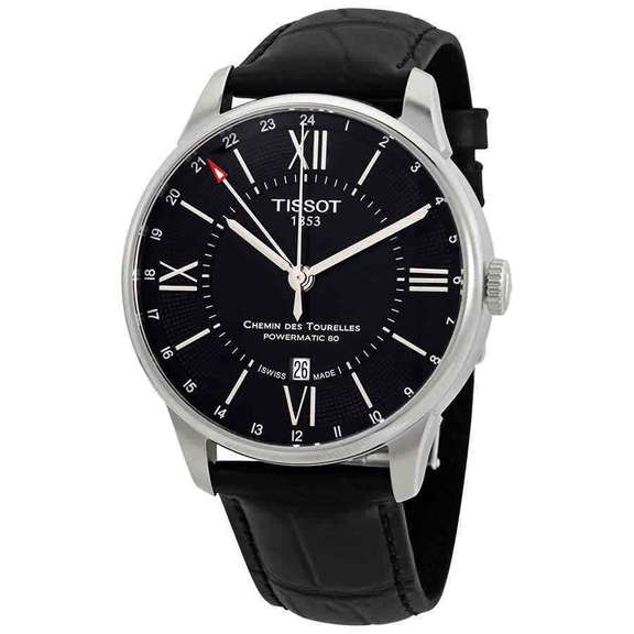 Tissot Swiss Automatic Black Dial. New In Box.