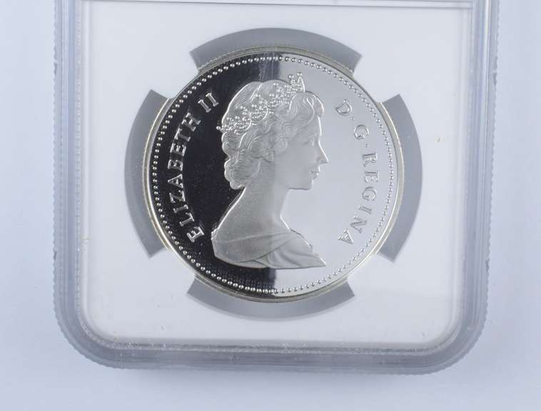 PF70 UCAM 1989 Canada $1 Silver - Mackenzie River - Graded NGC