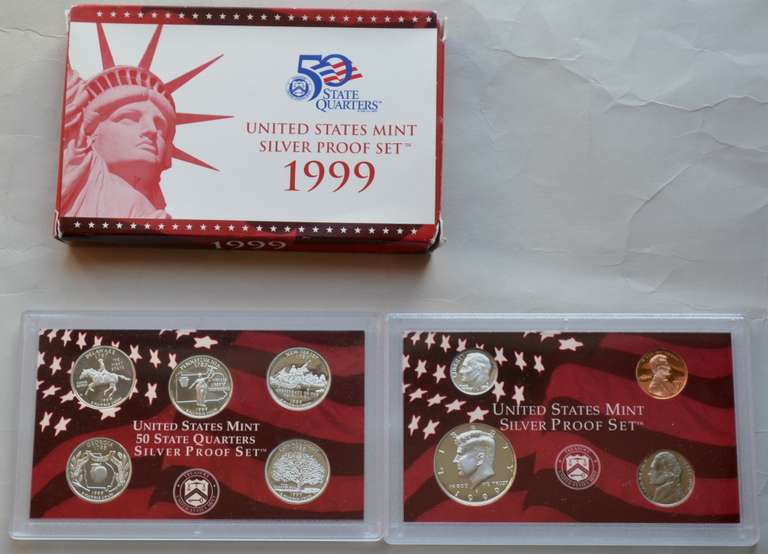 1999 US Silver Proof Set