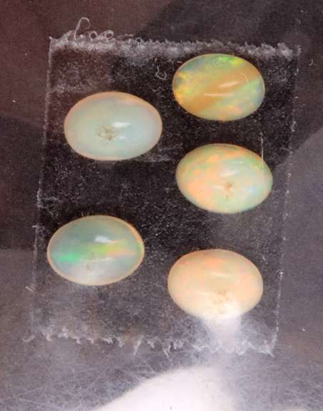 Fabulous Group of 5 Oval Opals, 2.71cts