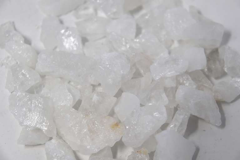 Bag of Crystal Quartz Gemstones