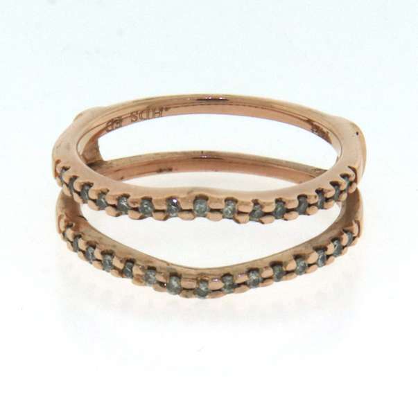 Fantastic Rose Gold Diamond Ring Guard