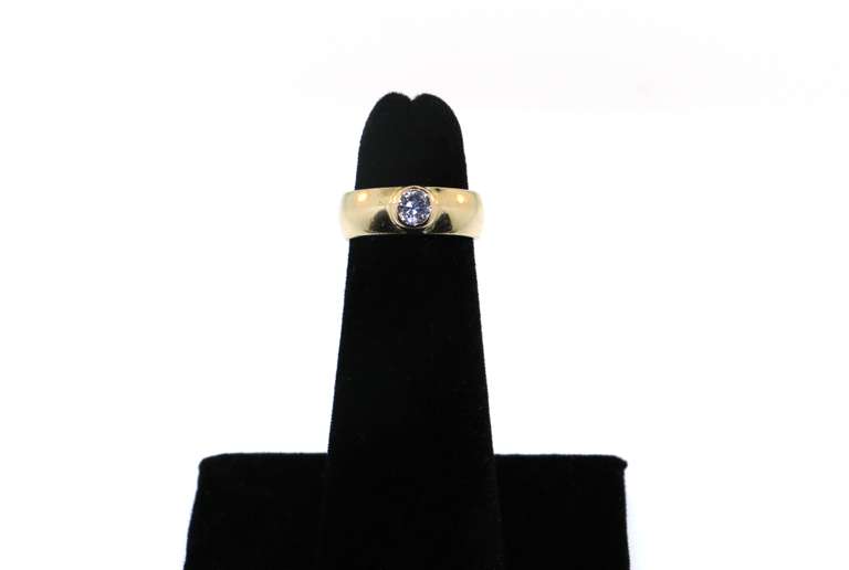 Solitare 14kt Yellow Gold Diamond Ring