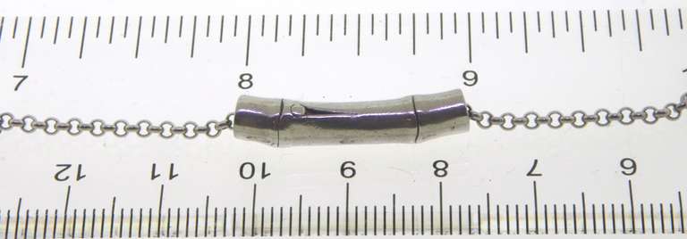 John Hardy Bamboo Slider Pendant on Chain