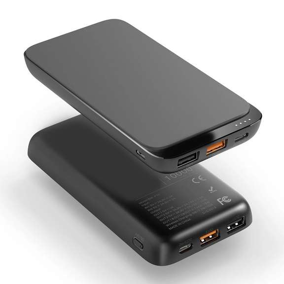 10000mAh QC3.0 PD18W Power Bank 10W Wireless Charger