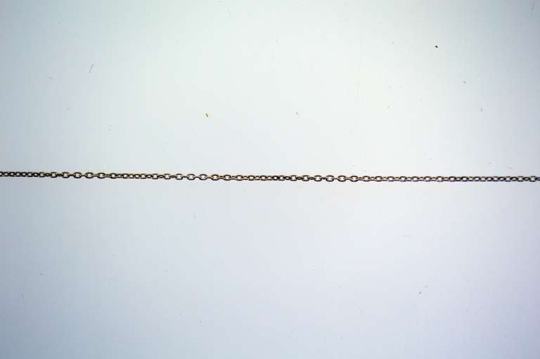 Sterling Silver Purple Stone Tear Drop Pendant With Chain