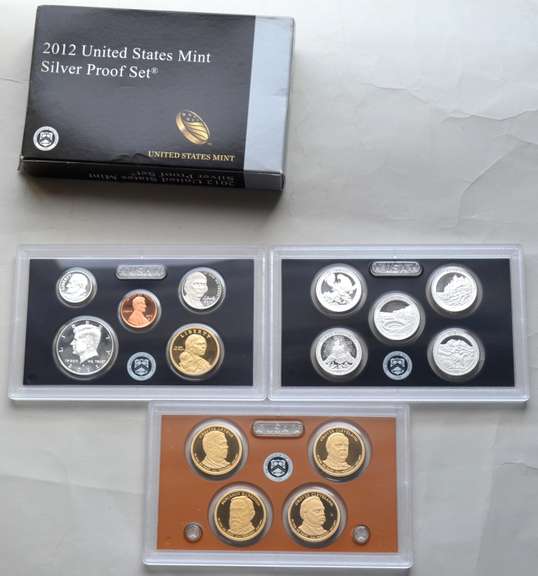 Scarce 2012 US Silver Proof Set