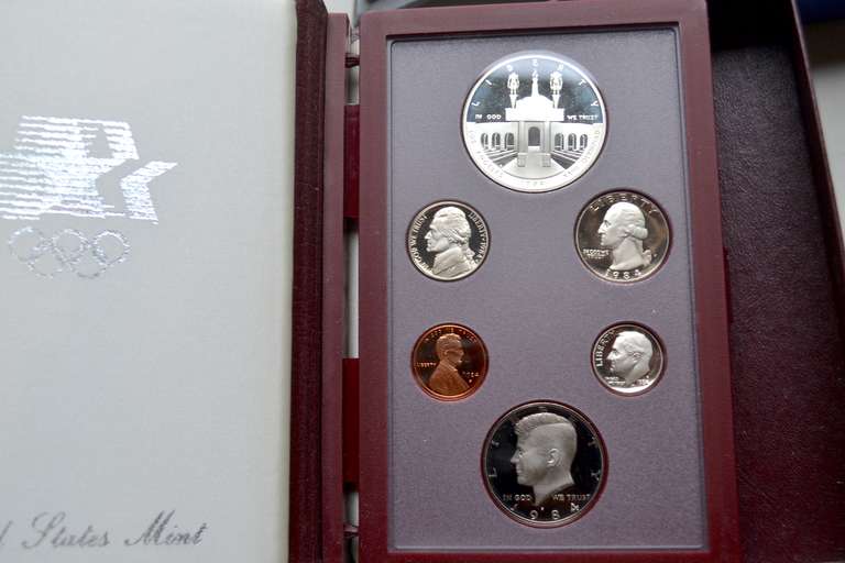 2 1984 & A 1986 US Prestige Proof Sets