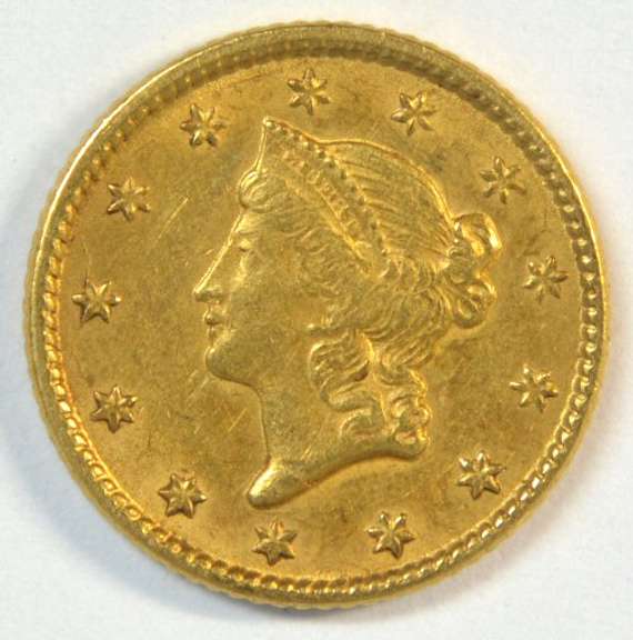 Handsome 1851 US Type One $1 Gold Piece