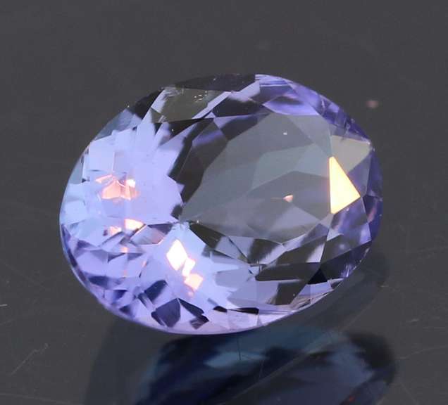 Vivid 0.93ct violet blue Tanzanite