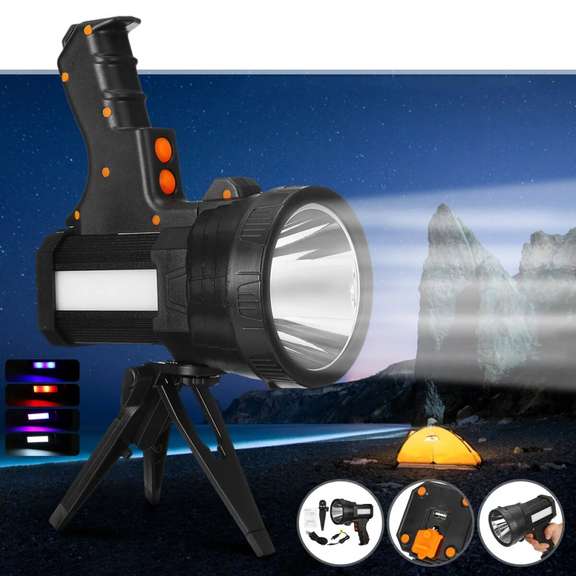 6000LM Strong LED Spotlight with Tripod